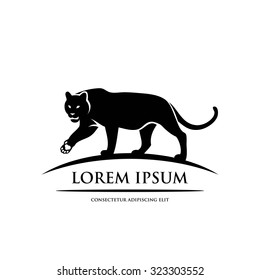 Tiger symbol - vector illustration
