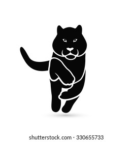 Tiger symbol - vector illustration
