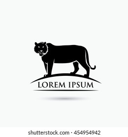 Tiger symbol - vector illustration