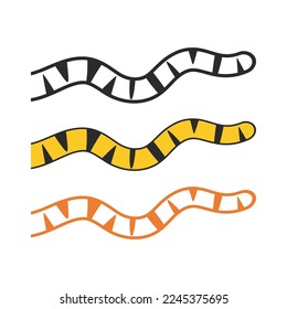 Tiger tail icon vector illustration flat design