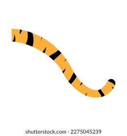 Tiger tail icon vector illustration logo