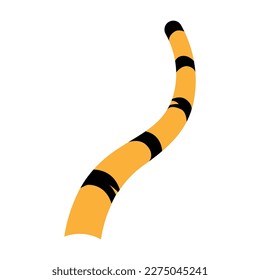 Tiger tail icon vector illustration logo