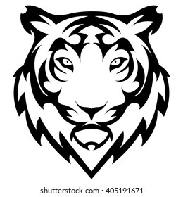 Tiger Tattoo Vector Stock Vector (Royalty Free) 405191671