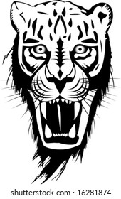 Tiger Tattoo, vector illustration