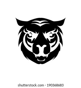 Tiger tattoo - vector illustration