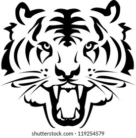 Tiger tattoo vectors
