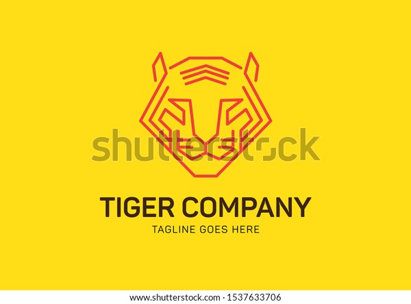 Tiger Technology Brand Logo Design Stock Vector (Royalty Free ...