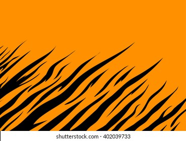 Tiger texture abstract background