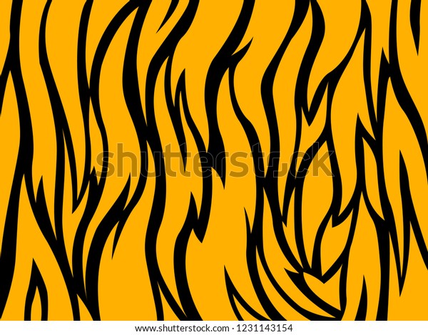 Tiger Texture Background Stock Vector (Royalty Free) 1231143154