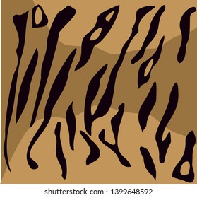 Tiger texture pattern design. Vector illustration background