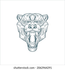 tiger themed hand drawn design