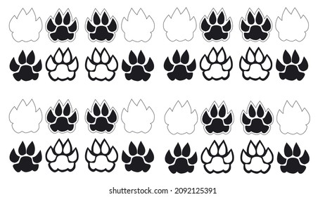 tiger tracks in different versions