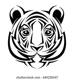 tiger tribal tatto animal creativity design