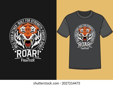 Diseño vectorial de camiseta tipográfica