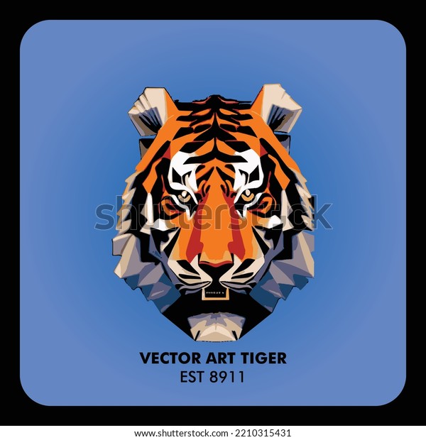 the tiger vector
art animal carnivora beast
