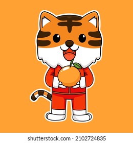 Tiger vector chinese new year 2022