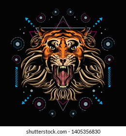 tiger vector for commercial use