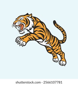 A tiger vector is a digital illustration of a tiger created using vector graphics, featuring bold lines, stylized shapes, and scalable design