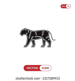 Tiger vector icon