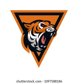 Tiger vector icon logo mascot illustration
