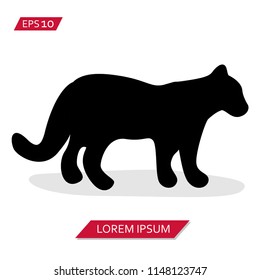 tiger vector icon symbol