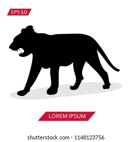tiger vector icon symbol