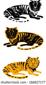 Tiger - vector illustration 