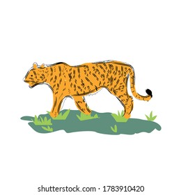 Tiger vector illustration design download 