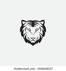 plantilla de icono de diseño de ilustración de vector tiger