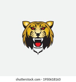 tiger vector illustration design icon logo template