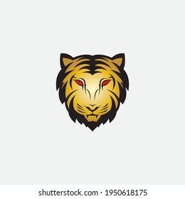 plantilla de icono de diseño de ilustración de vector tiger