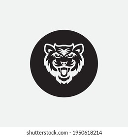 tiger vector illustration design icon logo template