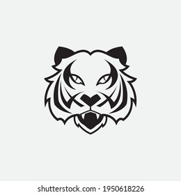 tiger vector illustration design icon logo template