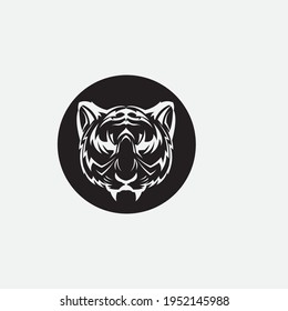 tiger vector illustration design icon logo template