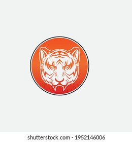 tiger vector illustration design icon logo template