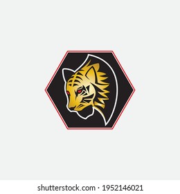 tiger vector illustration design icon logo template