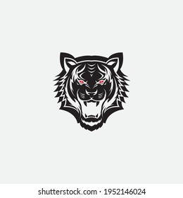 tiger vector illustration design icon logo template