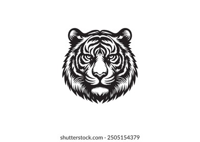 A tiger vector image would be a stylized, minimalistic representation of a tiger, designed with clean lines, geometric shapes, and solid colors to create a bold and recognizable image. Here’s a detail