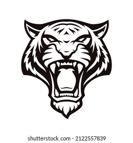 Tiger Vector Logo Concept, Sports emblem