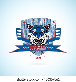 tiger vector logo hockey