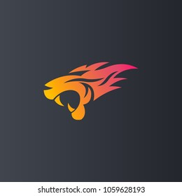 Tiger vector logo icon illustration