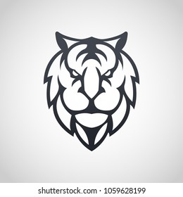 Tiger vector logo icon illustration
