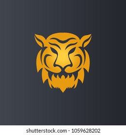 Tiger vector logo icon illustration