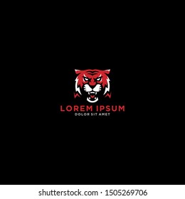 Tiger vector logo icon illustration