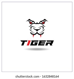 Tiger vector logo icon illustration
