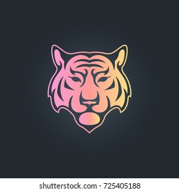 Tiger vector logo icon illustration