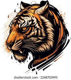 Logotipo del Vector de Tigre Equipo deportivo