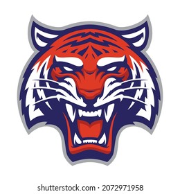 Tiger Vector Mascot, Sports emblem