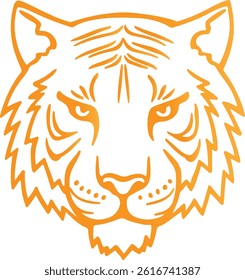 tiger vector set , tiger illustration , jungle animal illustration