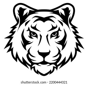 Tiger Vector Silhouette Vector Isolated Illustration Stock Vector ...